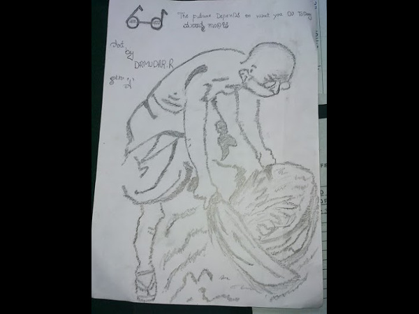 Drawings by students of MES