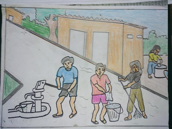 Drawings by students 